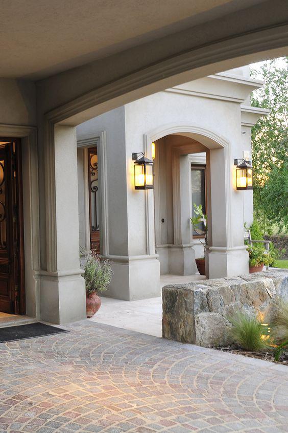 Fachadas de casas coloniales