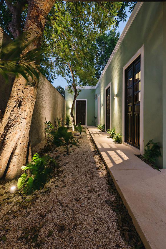 Fachadas de casas coloniales