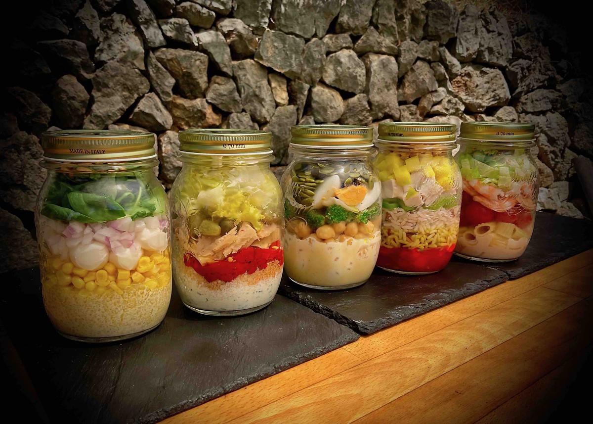 ENSALADAS PARA LLEVAR A CUALQUIER PARTE