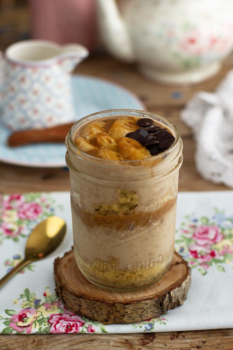 Helado Banoffe Pie super fácil y saludable en casa