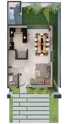 Planos para casas modernas