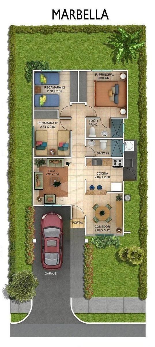 Planos de casas de un piso