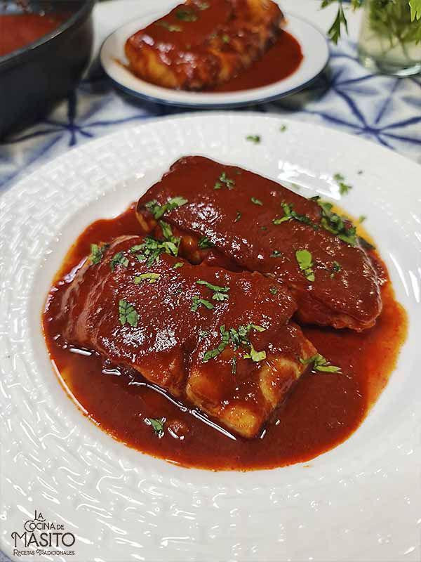 Bacalao a la vizcaína receta La cocina de Masito