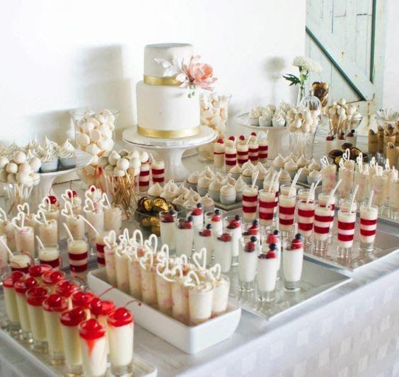 Mini postres para bodas