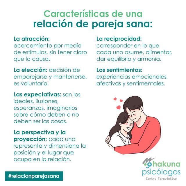6 características de una relación de pareja sana
