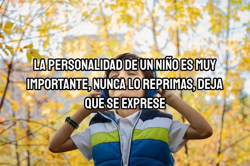 niño escuchando música