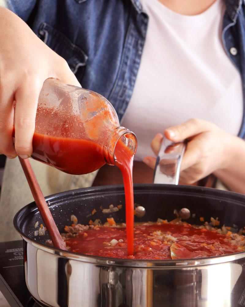 salsa bolognesa ragu boloñesa carne