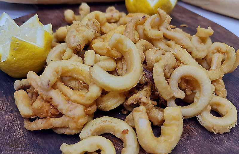 receta de rabas de calamar