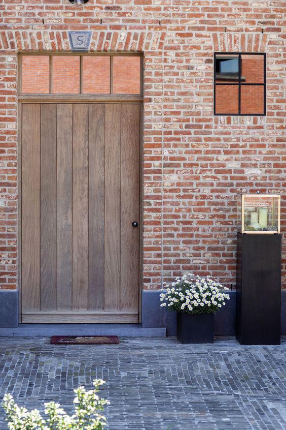 Fachadas de casas con ladrillo