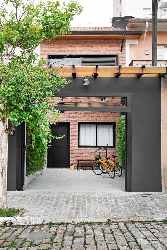 Fachadas de casas con ladrillo