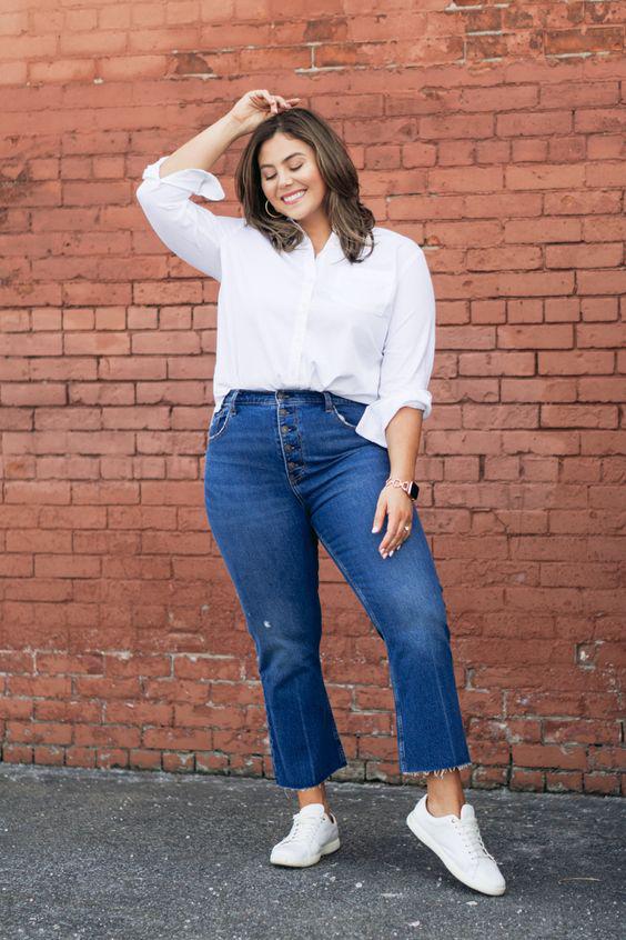 Looks casuales para chicas plus size
