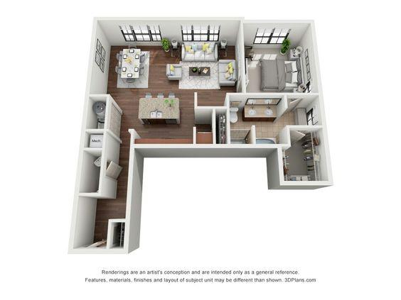 Planos de departamentos pequeños