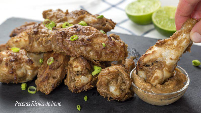 como hacer alitas de pollo con mi salsa secreta al estilo tai