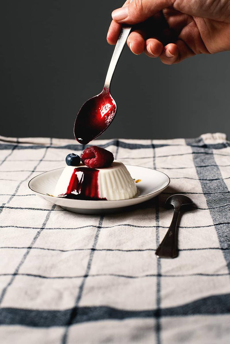 Coulis de frutos rojos para cheesecake