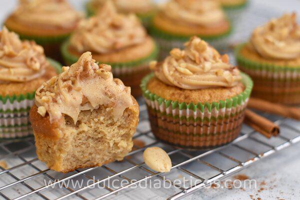 Cupcakes de almendra y frutos secos