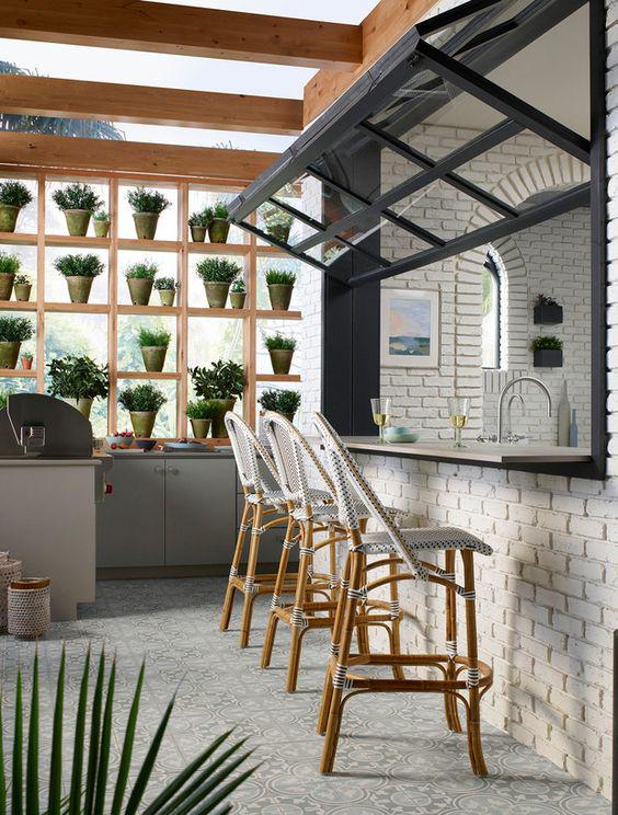 Materiales para diseñar cocinas exteriores