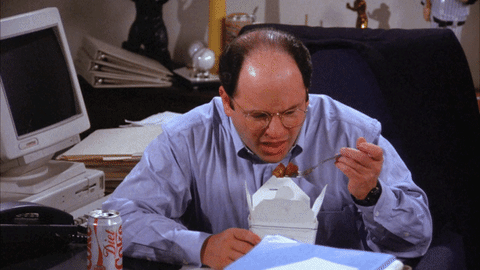 george costanza comiendo chile
