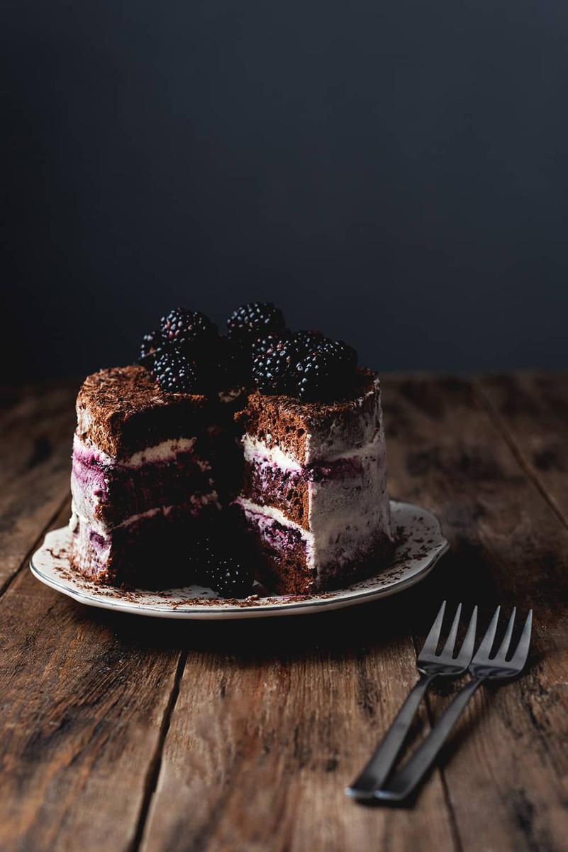 Cómo hacer tarta de moras