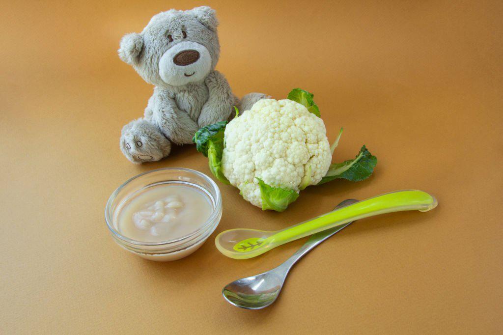 Puré de coliflor para bebés
