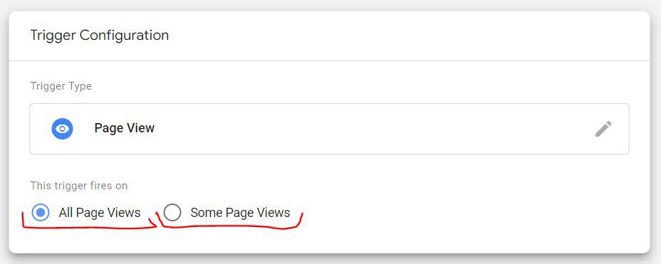 configuracion de acticadores de google tag manager