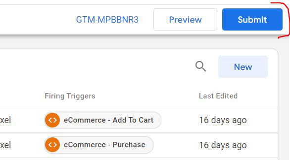 boton para publicar los cambios