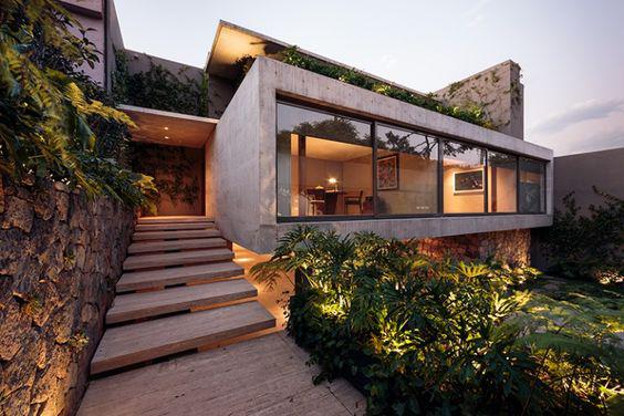 Fachadas de casas contemporáneas