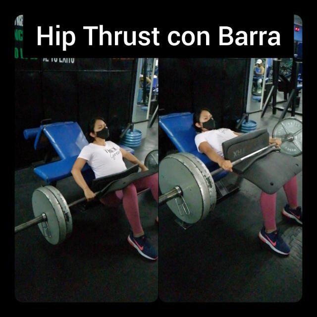 Ejercicios de glúteos - Hip Thrust con barra