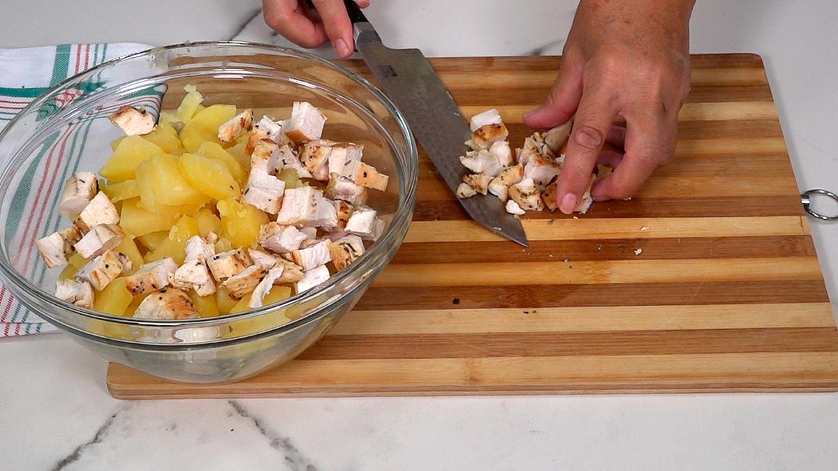 ENSALADA DE PATATAS CON POLLO AL ESTILO ALEMÁN - Loli Domínguez - Foto 8