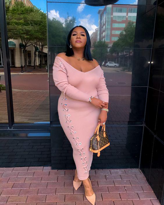 Outfits con vestidos off the shoulder