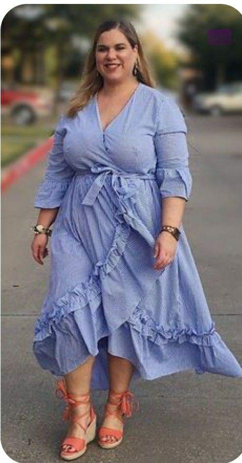 Vestidos cruzados para gorditas