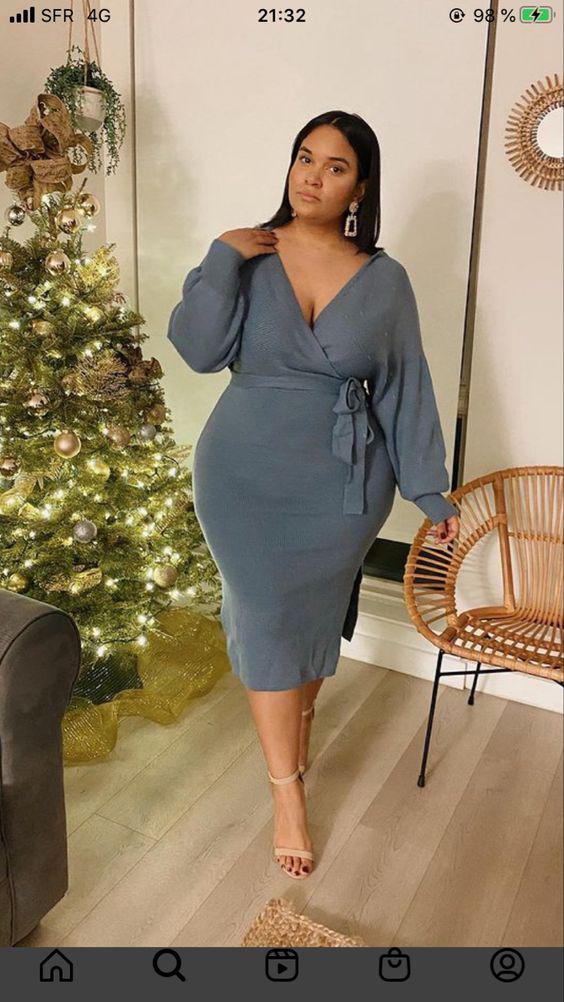 Vestidos cruzados para gorditas