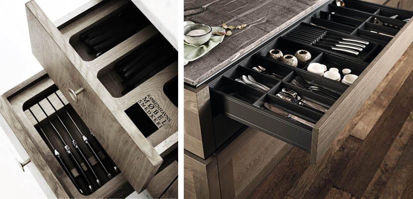 Cocinas de madera oscuras rústico indualtriales