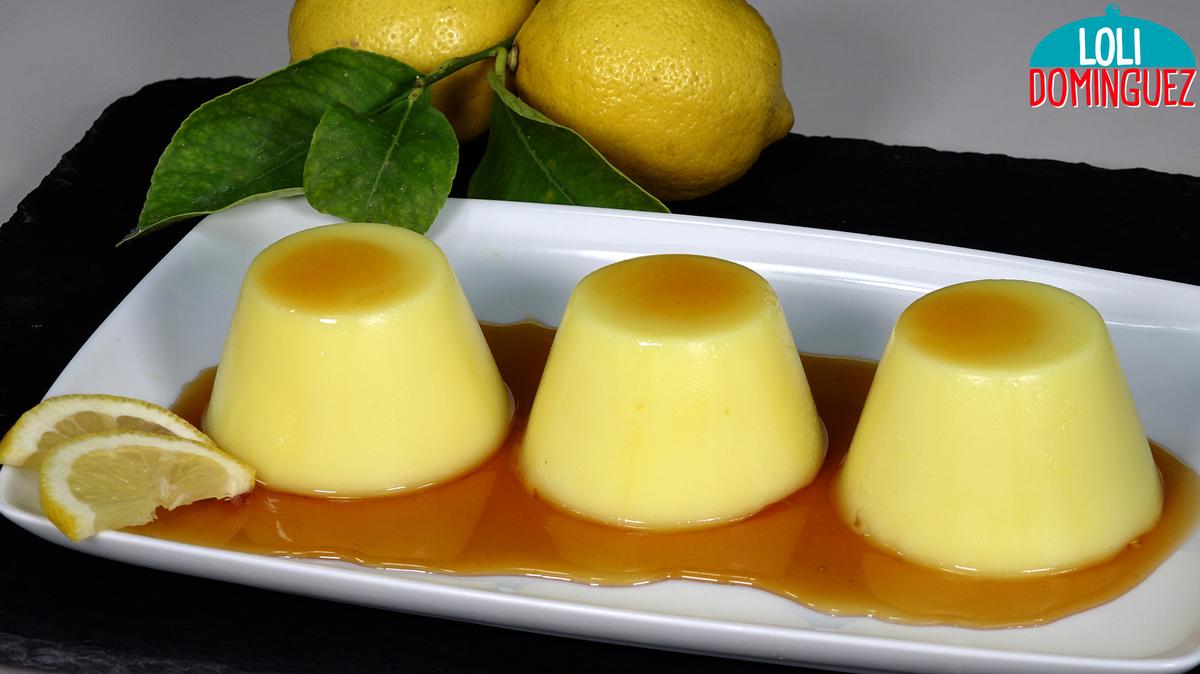 FLAN DE LIMÓN SIN HORNO, SIN HUEVO, SIN GELATINA Y SIN GLUTEN, RECETA FÁCIL. Quedan unos flanes deliciosos de textura suave y jugosa, se hacen de manera rápida y fácil así que no hay excusa para no hacer estos riquísimos flanes