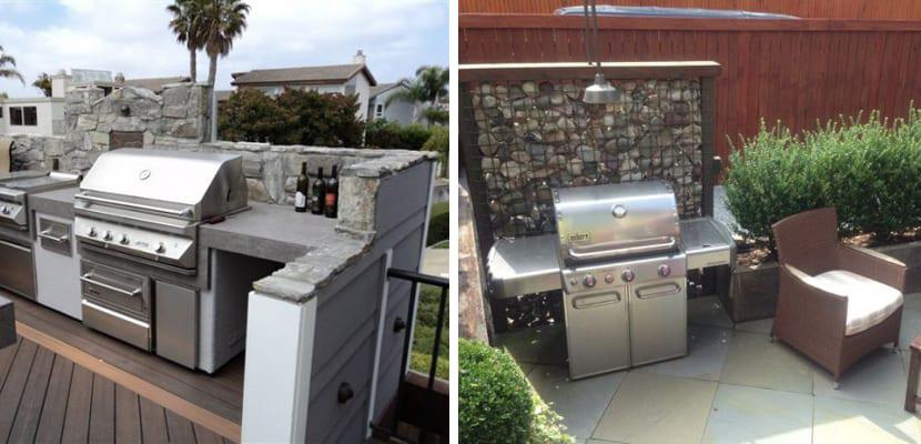 Zona de barbacoa en el exterior