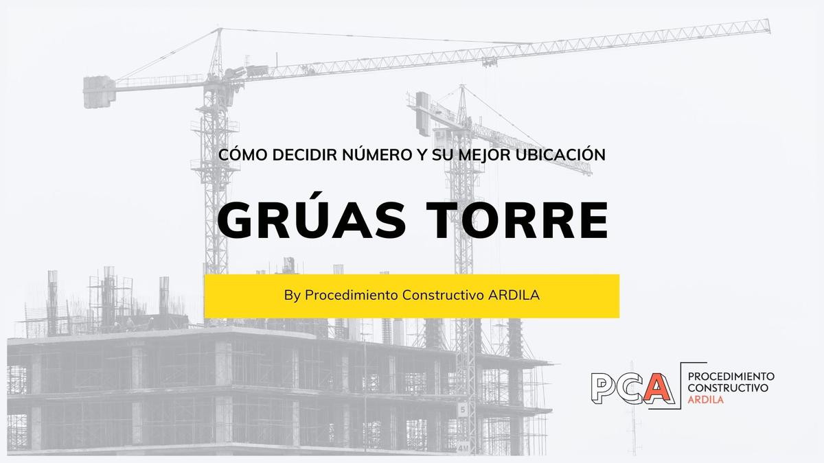 guía de grúas torre para jefes de obra