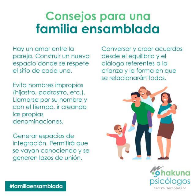 Consejos para una familia ensamblada o reconstituida