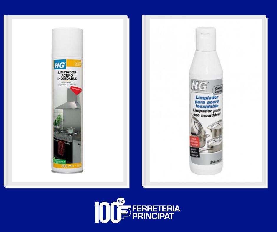 HG limpiador de acero inoxidable y aluminio