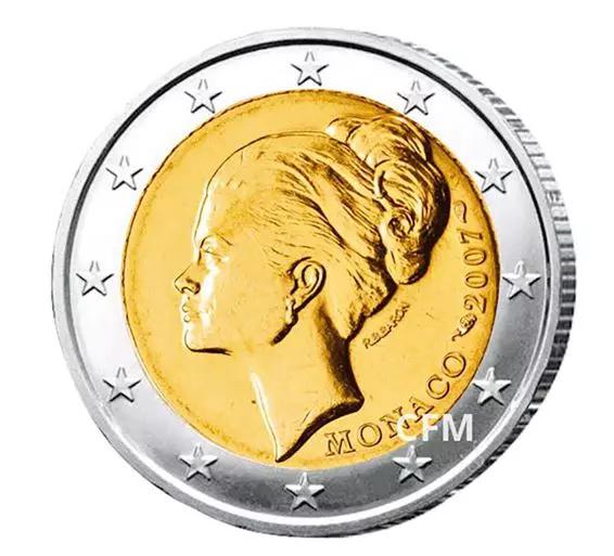 monedas de 2 euros de mónaco
