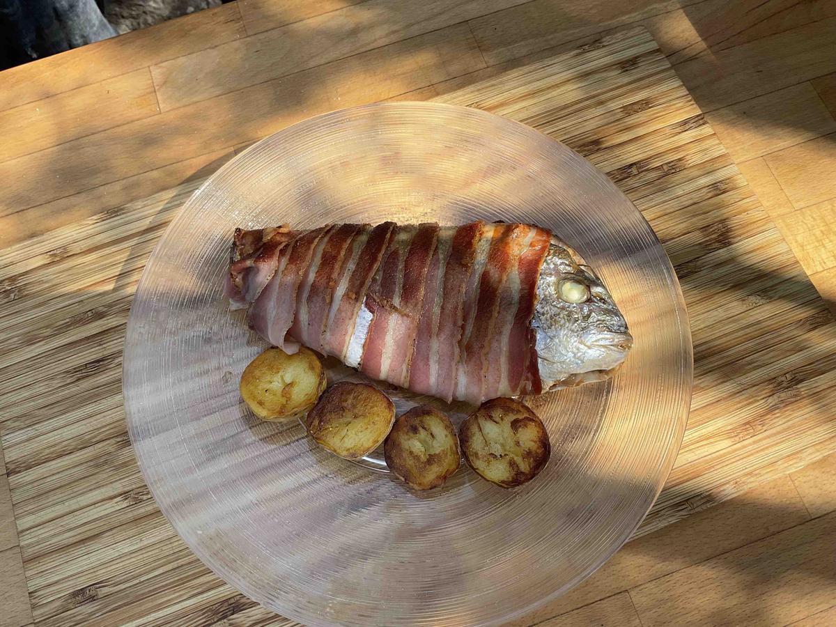 DORADA JUGOSA AIR FRYER CON GUARNICIÓN