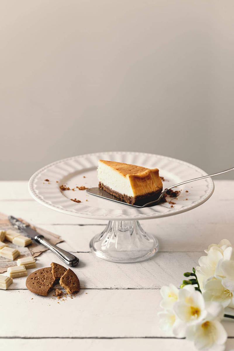 Cómo hacer tarta de queso con chocolate blanco al horno