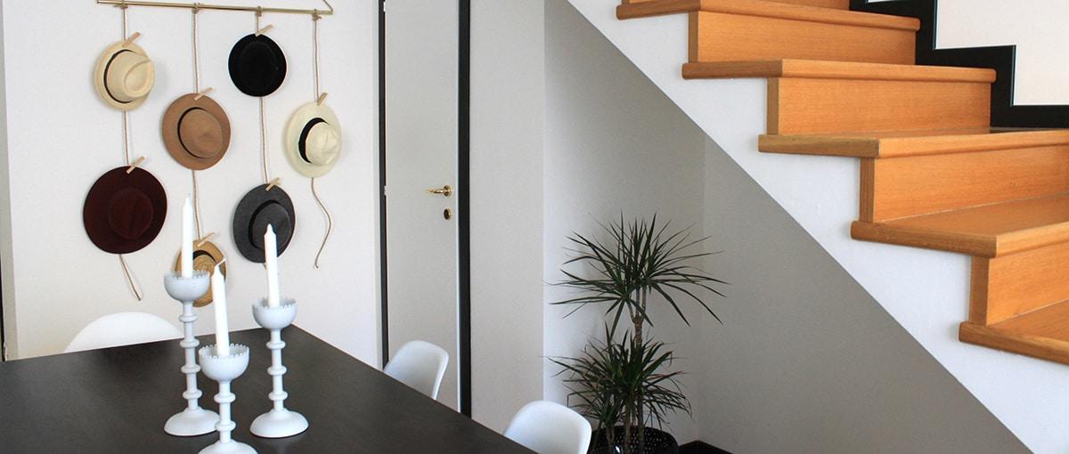 Decoración con sombreros de paja