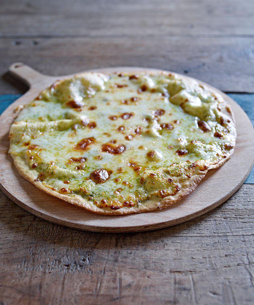 pizza 4 quesos ligera