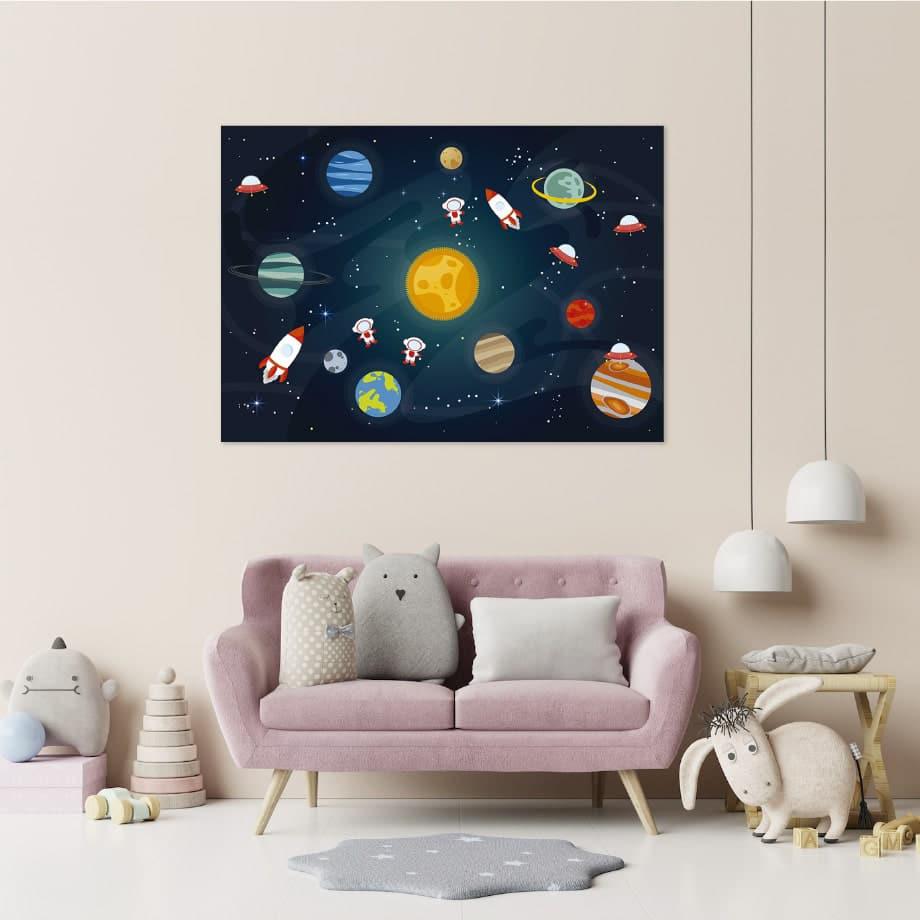 Cuadro galaxia infantil