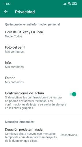 porque no puedo ver si esta en linea
