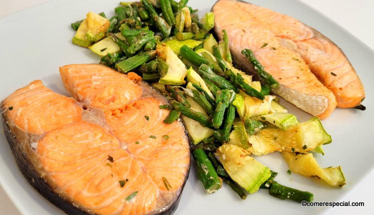 Cómo hacer salmón en freidora de aire