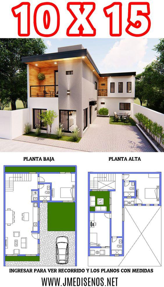 Diferentes planos con medidas