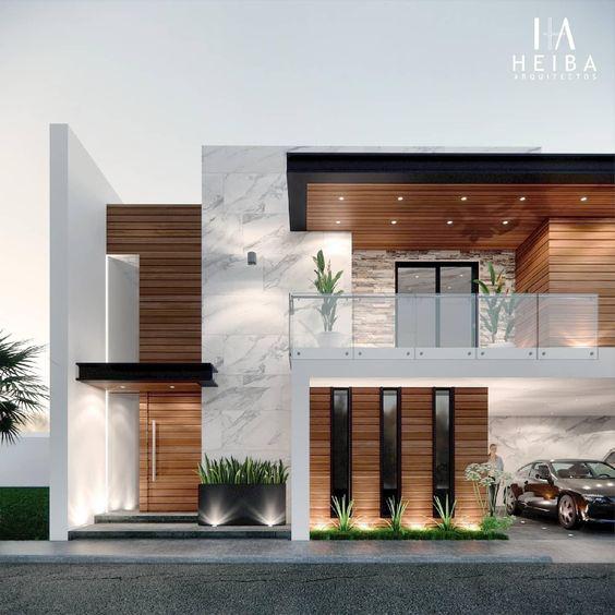 Casas bonitas y modernas de dos pisos