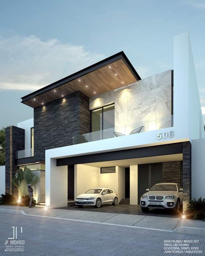 Casas bonitas y modernas de dos pisos