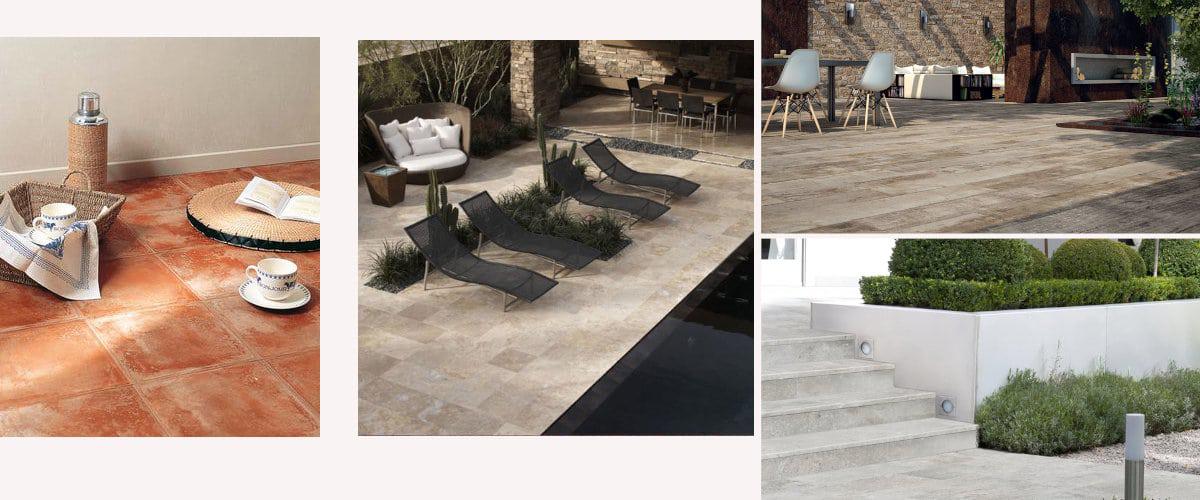 Suelos cerámicos para exterior
