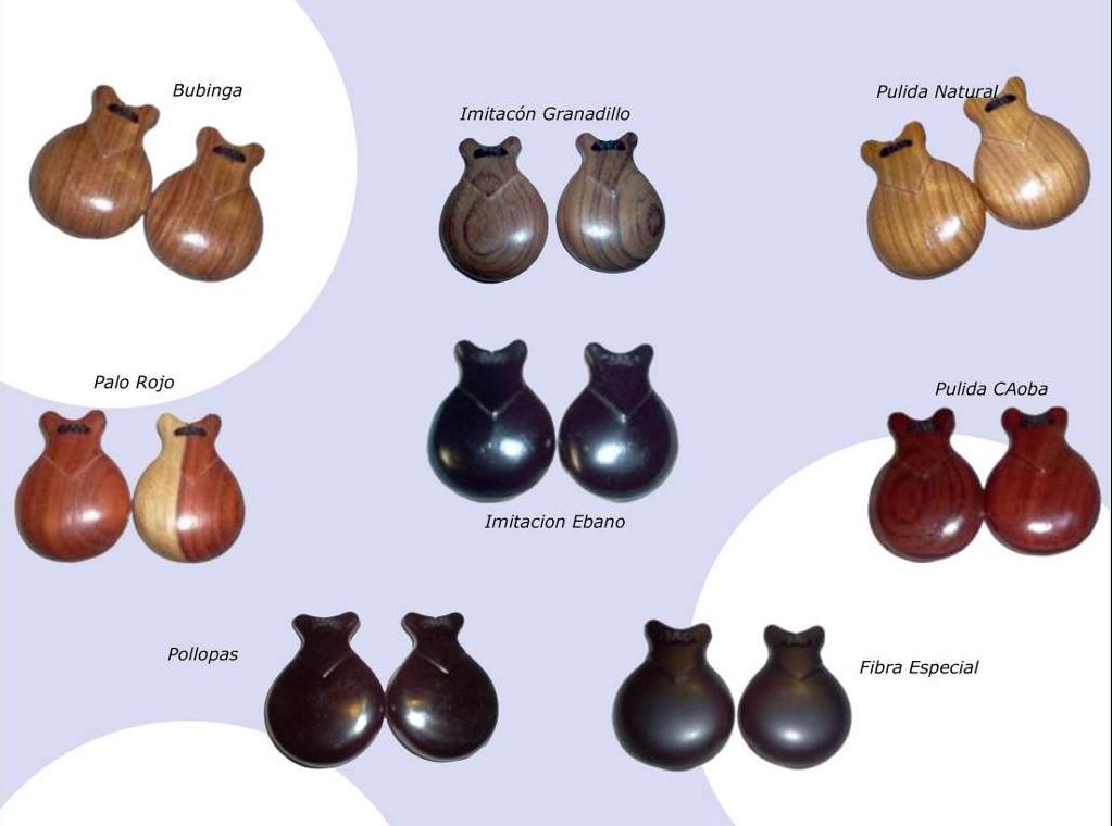 tipos de castañuelas